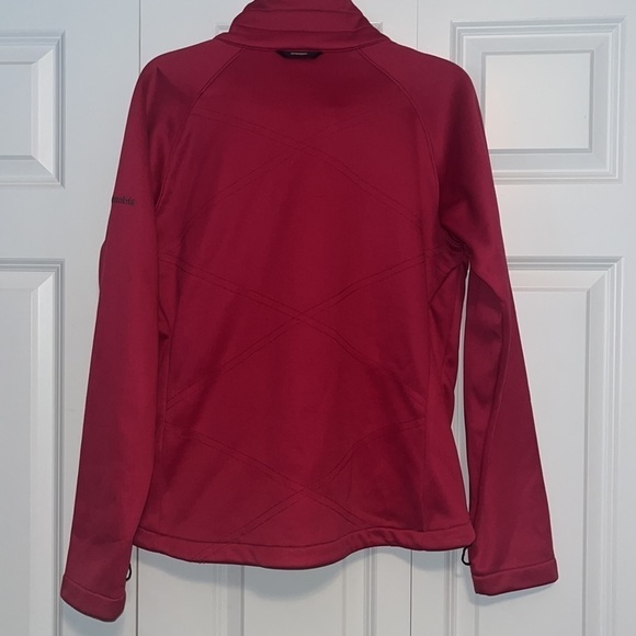 Columbia Interchange Soft Shell Full Zip Jacket- Pink- Raspberry- Barbiecore L - Picture 5 of 6